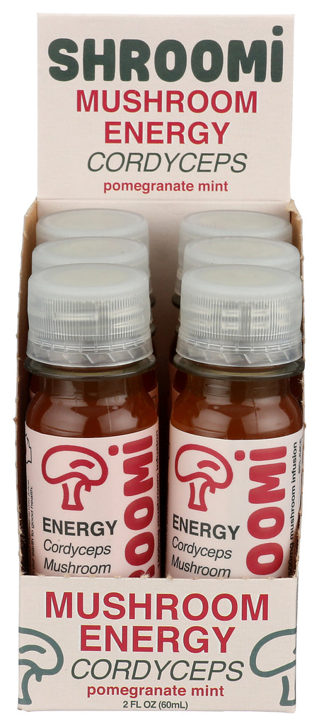 Pomegranate Mint Energy Shot with Cordyceps Mushroom (Case of 12)
