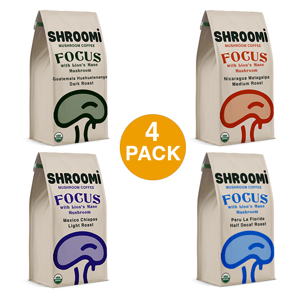 "Gift Box" All 4 Coffee Roasts BUNDLE & SAVE 4 PACK