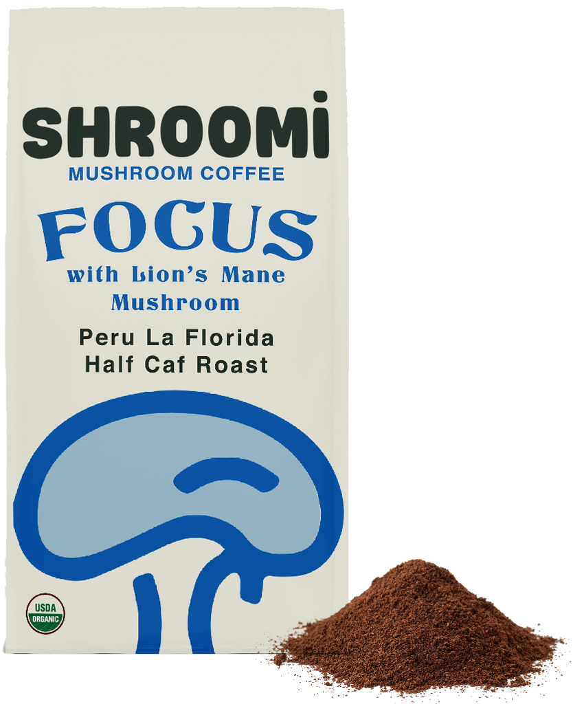 Half Caf Roast Peru La Florida with Lion's Mane Mushroom