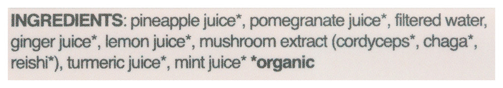 Pomegranate Mint Energy Shot with Cordyceps Mushroom (Case of 12)