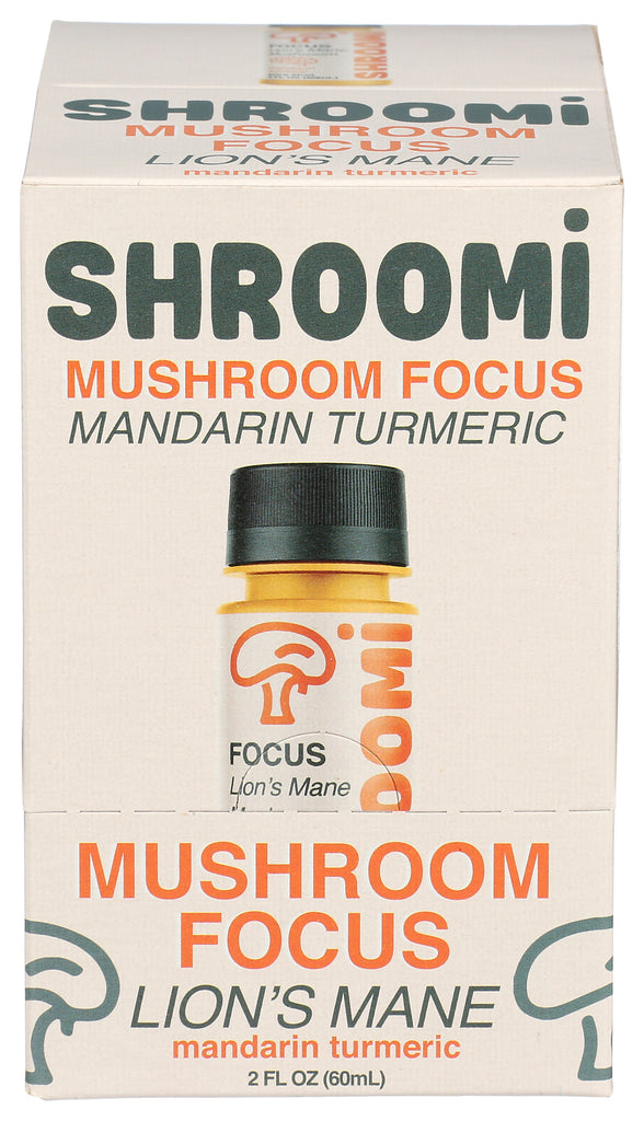Mandarin Turmeric Focus Shot with Lion's Mane Mushroom (Case of 12)