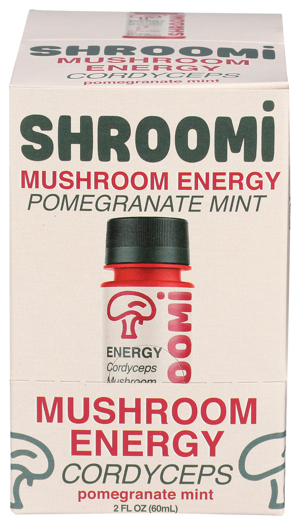 Pomegranate Mint Energy Shot with Cordyceps Mushroom (Case of 12)